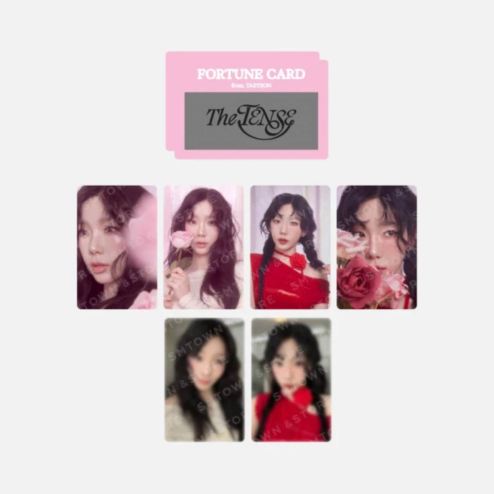 TAEYEON THE TENSE OFFICIAL CONCERT MD - FORTUNE SCRATCH CARD SET